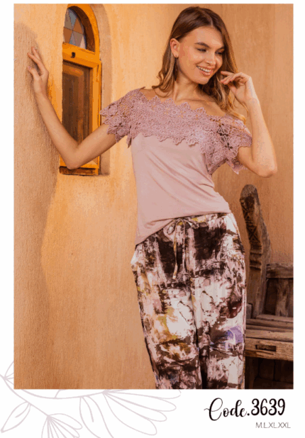 Offshoulder pajamas