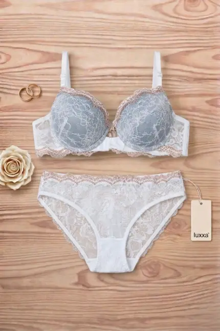 طقم لانجري ابيض